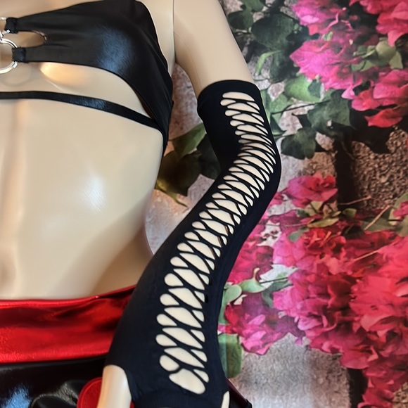 Long Fingerless gloves NWT - Picture 3 of 6